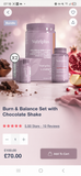 Burn & Balance Set with Chocolate Shake | Weight Control & Wellness Bundle