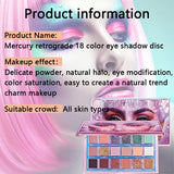 18 Color Eye Shadow Slate Waterproof